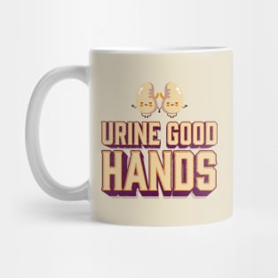 Kidney disease Urine Good Hands Kidney Care Pun Vintage Mug